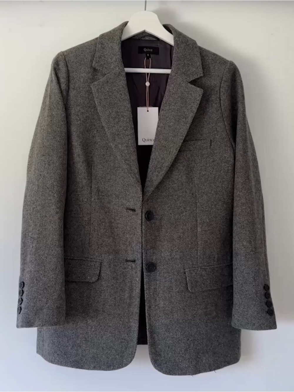Quince Oversized Italian Wool Women’s Medium Blazer